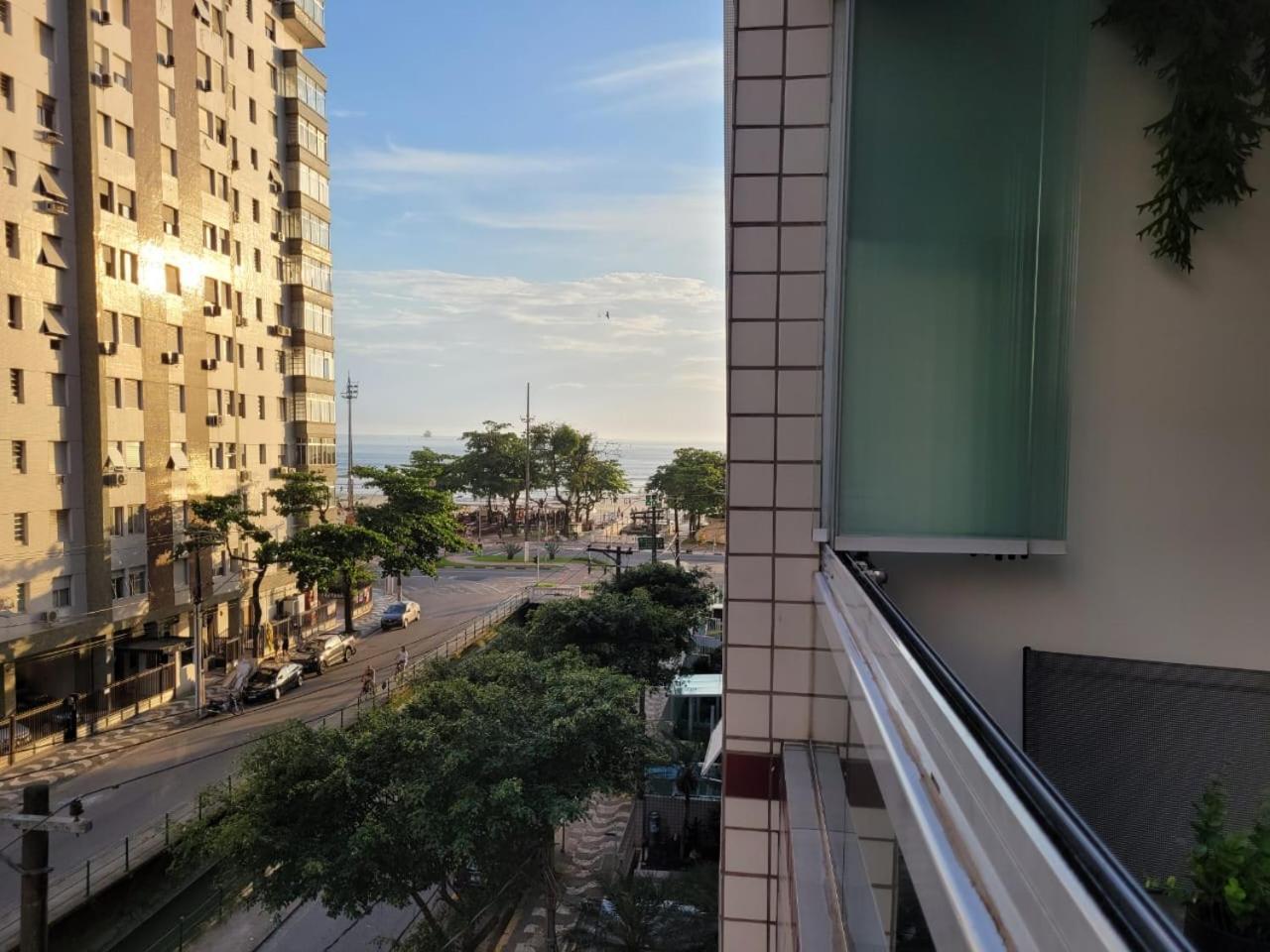 Varanda Mar - Estudio Em Santos Na Quadra Da Praia Экстерьер фото