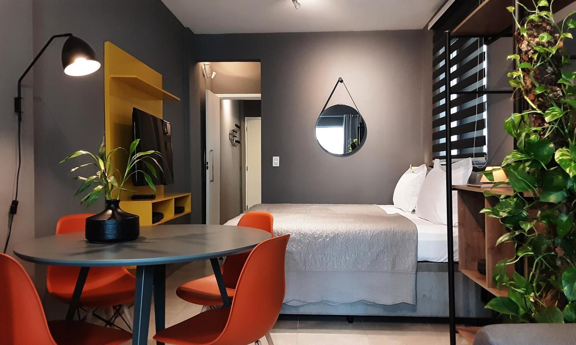 Varanda Mar - Estudio Em Santos Na Quadra Da Praia Экстерьер фото