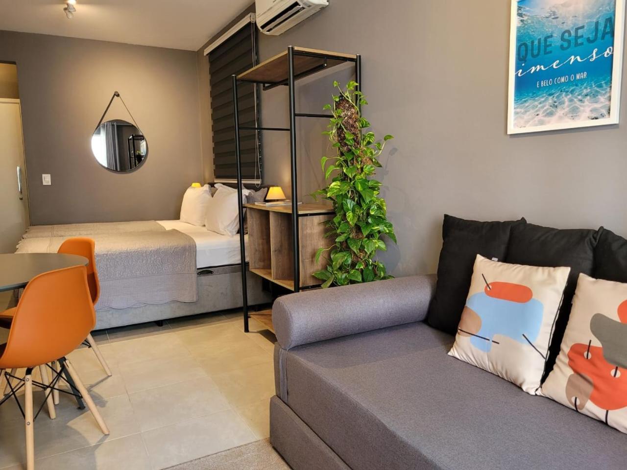 Varanda Mar - Estudio Em Santos Na Quadra Da Praia Экстерьер фото