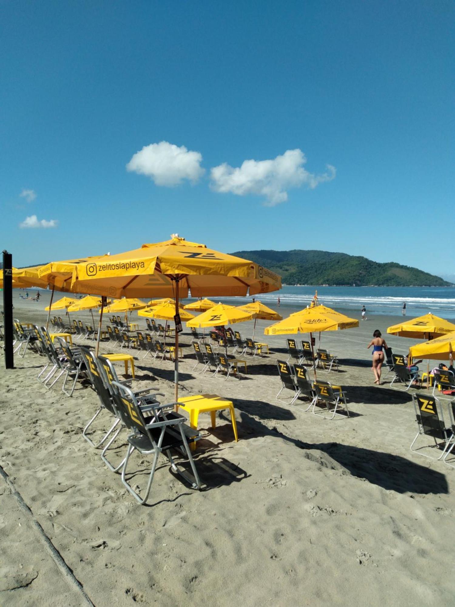 Varanda Mar - Estudio Em Santos Na Quadra Da Praia Экстерьер фото
