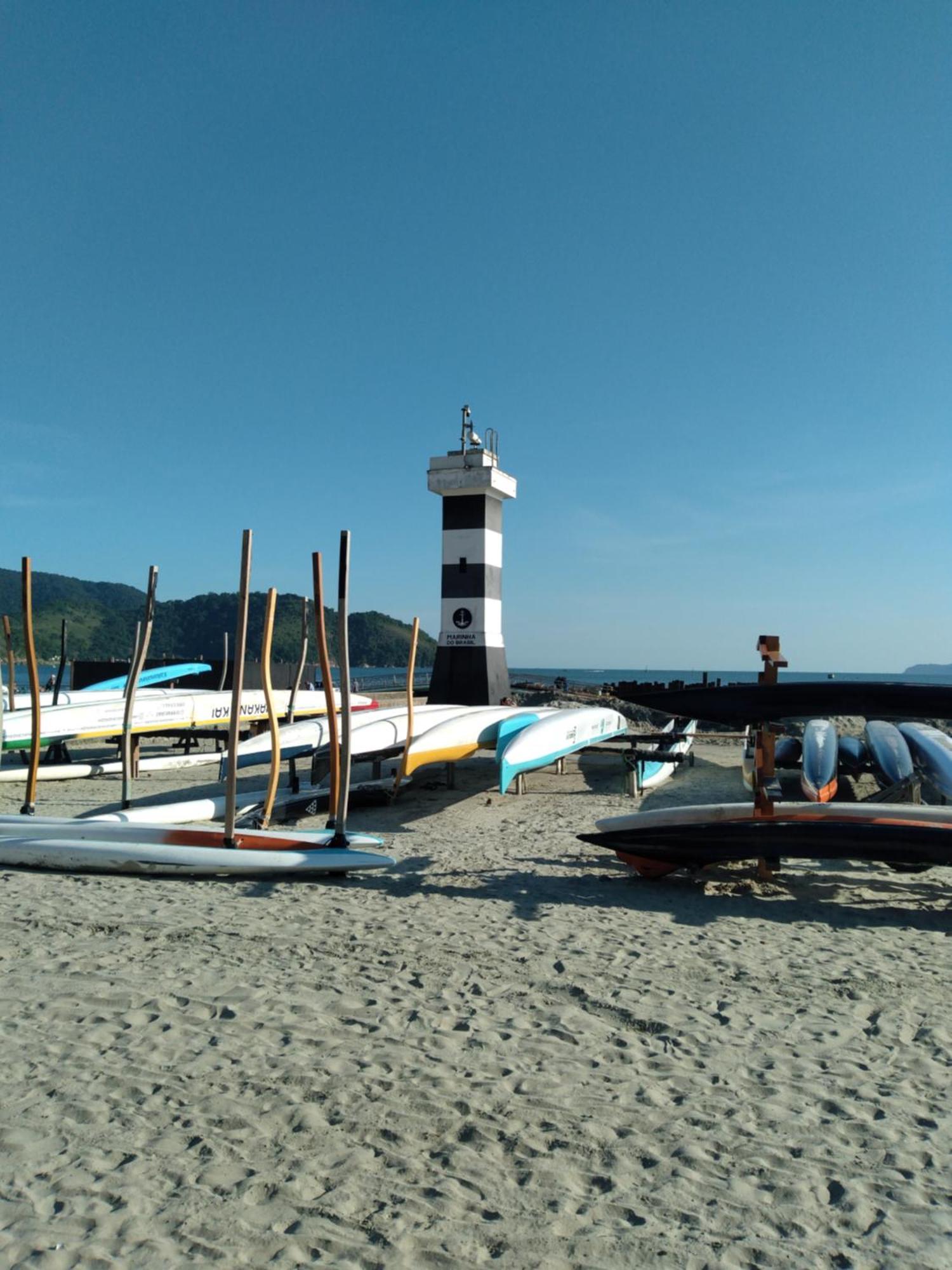 Varanda Mar - Estudio Em Santos Na Quadra Da Praia Экстерьер фото